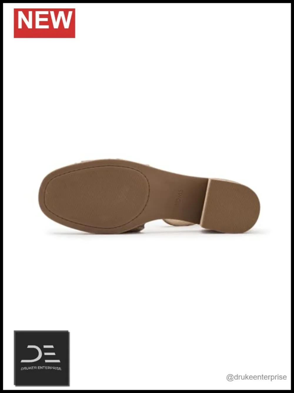 TOMS Women's Jaclyn Fisherman Block Heel Sandal with CloudBound Foam Insoles